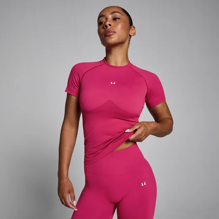 MP Naisten Lift Seamless Body Fit T-paita - Bold Berry