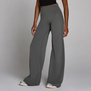MP Women's Tempo leveälahkeiset leggingsit - tummanharmaa - Size XS