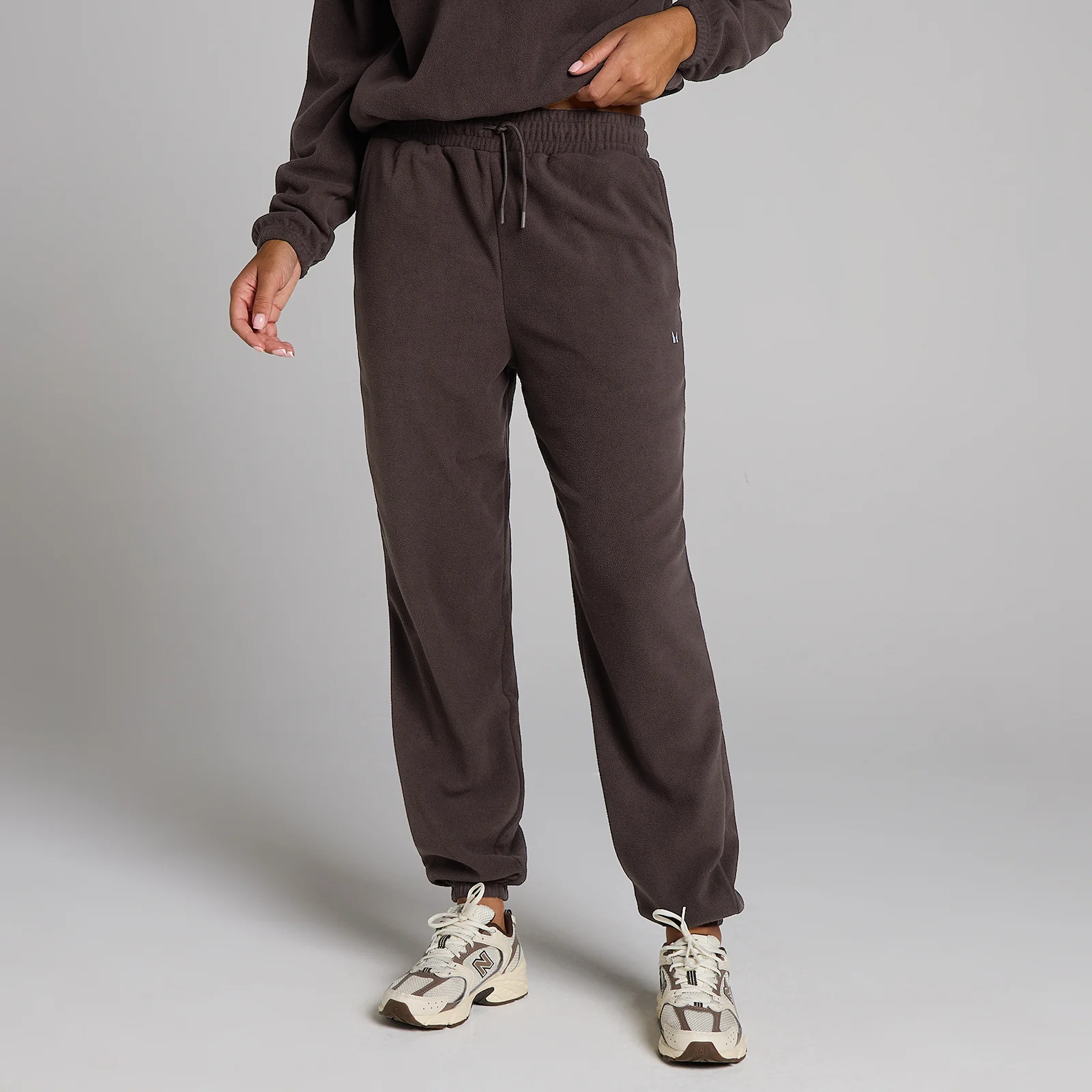 MP Naisten Fleece-collegehousut - Kaakao - S Image 1