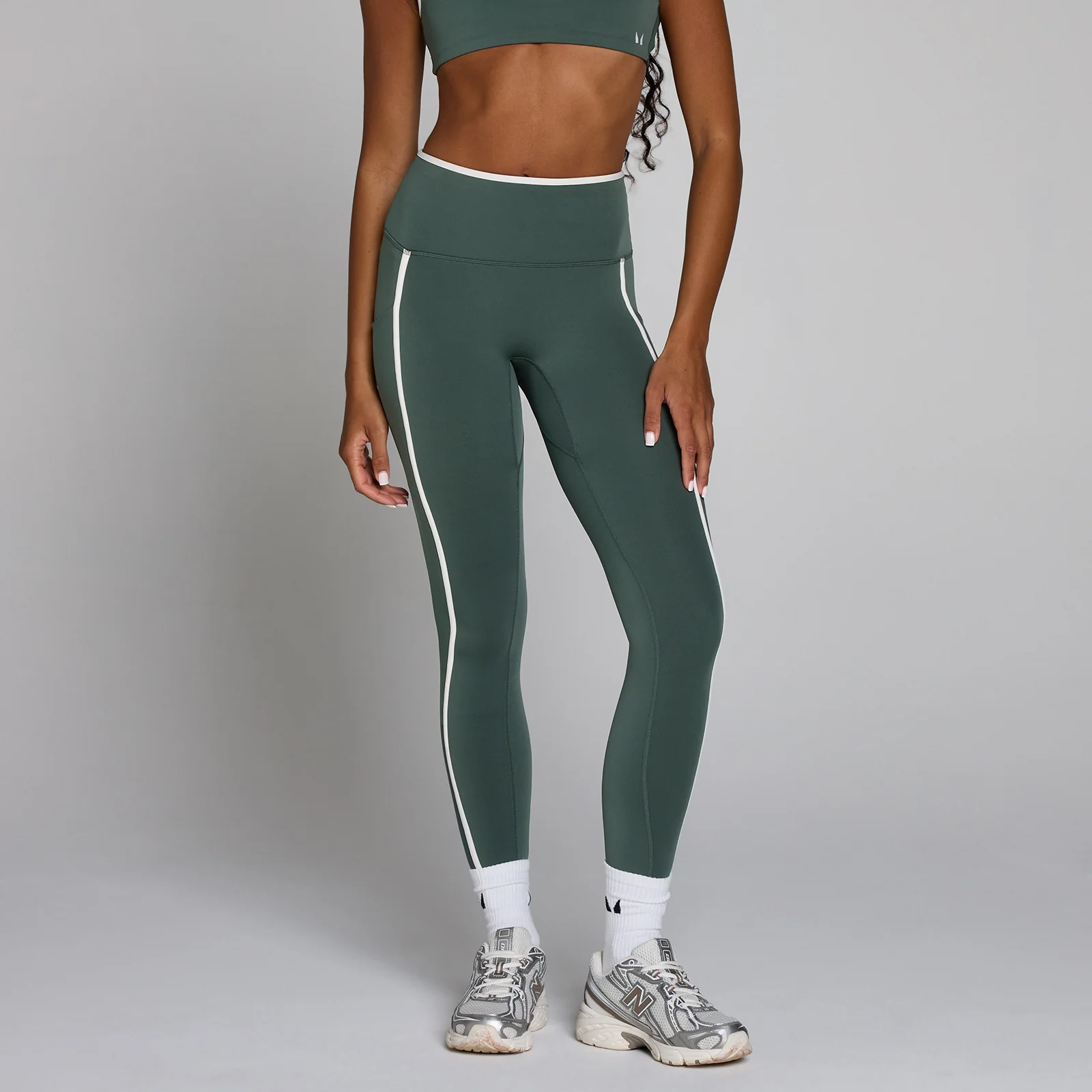 MP naisten Velocity Contrast leggingsit - Pilvenvihreä - XL Image 1
