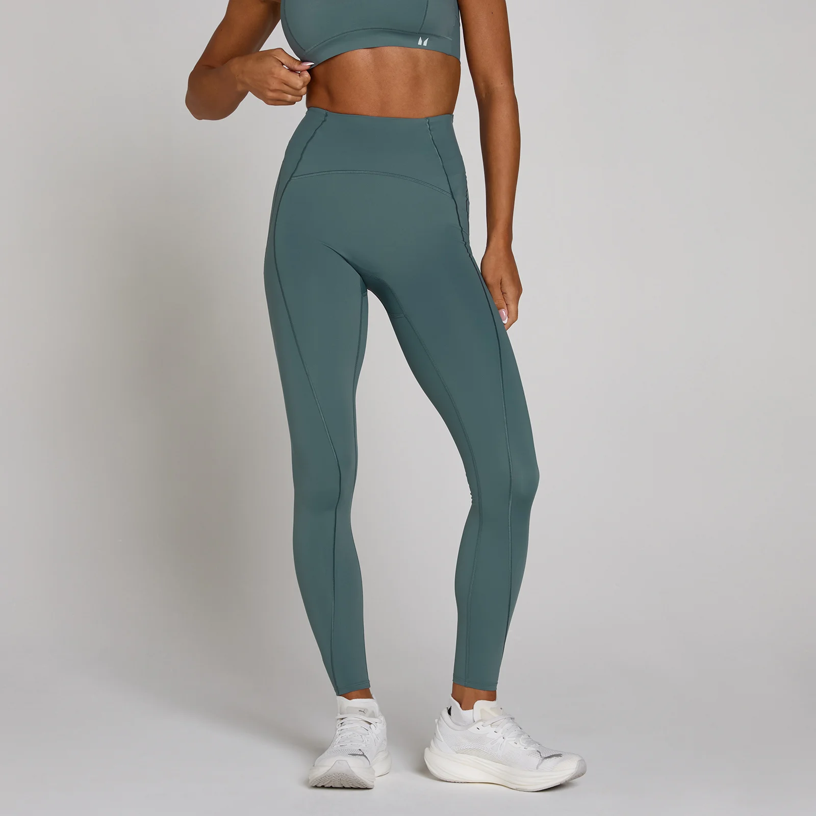 MP Naisten Tempo Ultra Curved Stitch Leggingsit - Future Blue - L Image 1