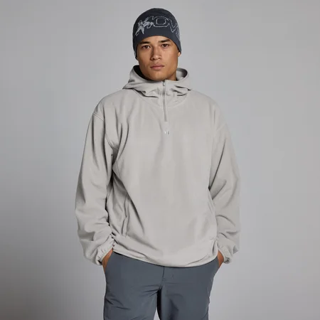 MP Miesten Fleece 1/4-Vetoketju Huppari - Kestävä Harmaa