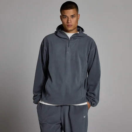 MP Miesten Fleece 1/4-Vetoketju Huppari - Graniitti