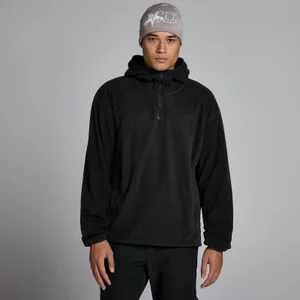 MP Miesten Fleece 1/4-Vetoketju Huppari - Musta - Size XS
