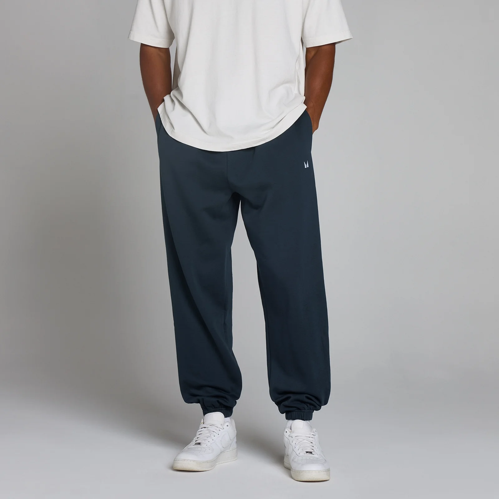 MP Miesten Rest Day Oversized -collegehousut - Tummansininen - M Image 1