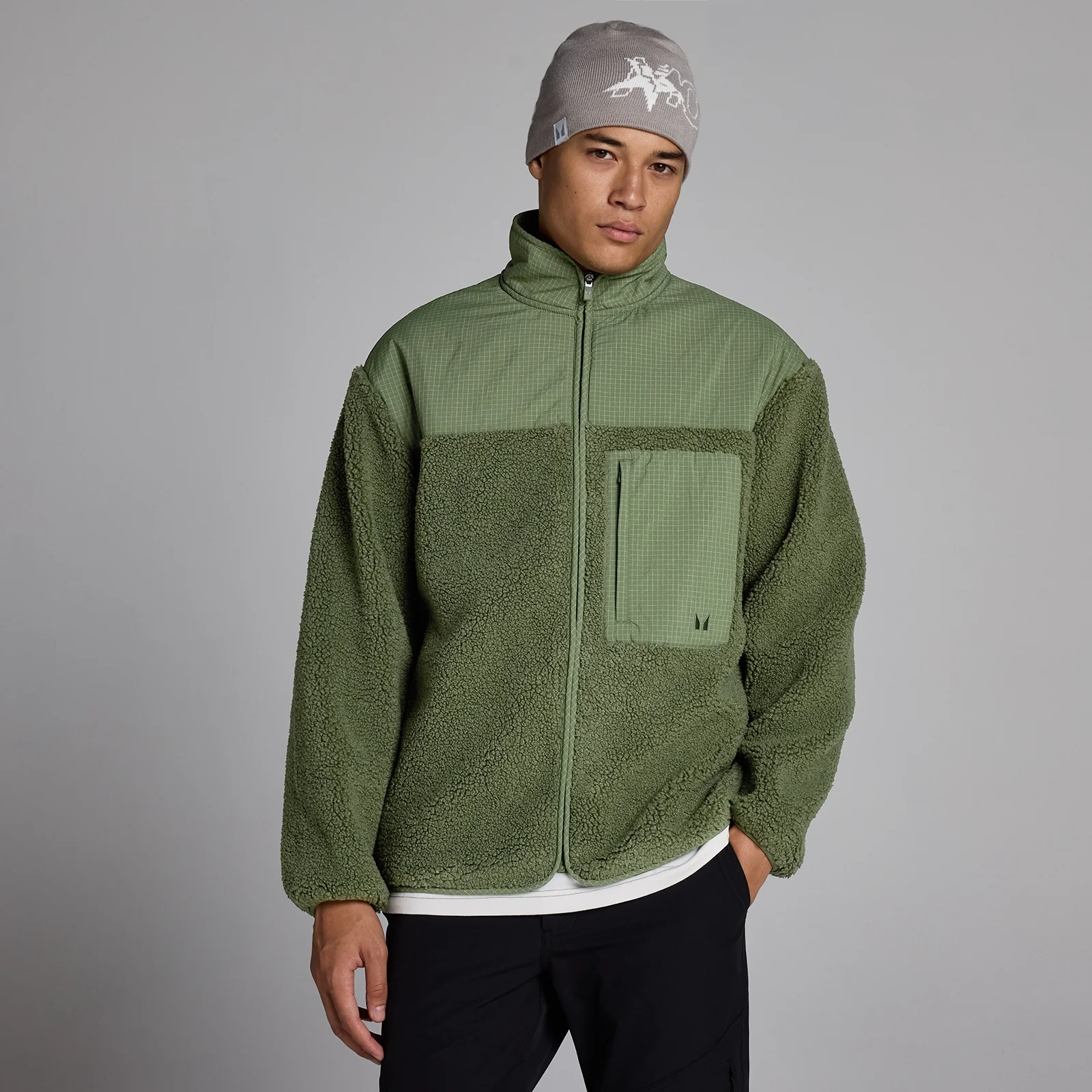 MP Miesten Borg Fleece - Pesty Oliivi - XS Image 1