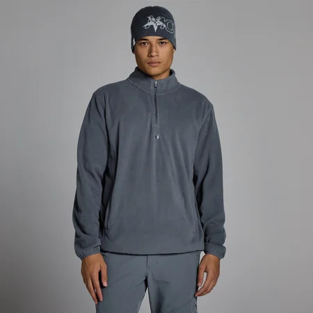 MP Miesten Fleece 1/4 Vetoketju - Graniitti