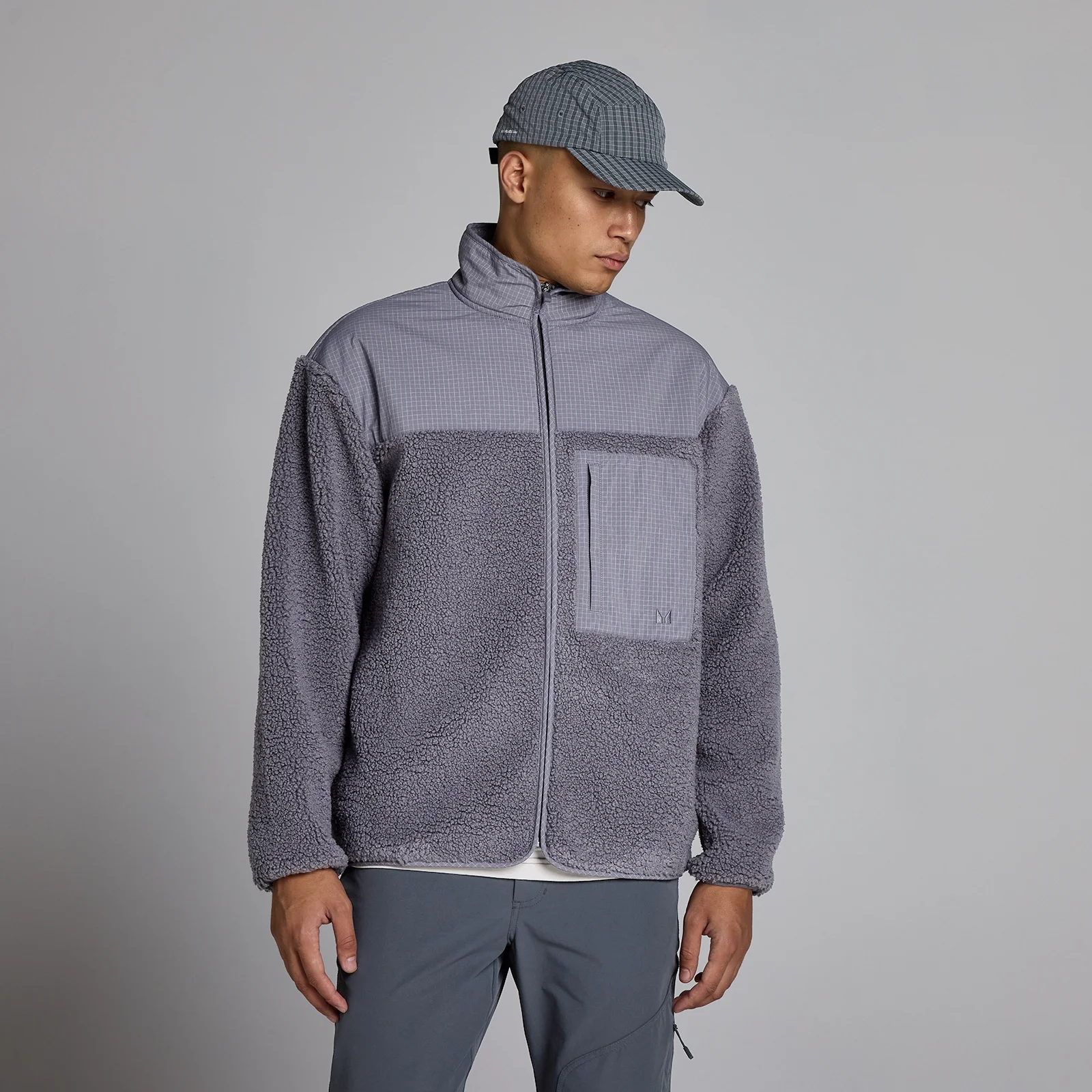 MP Miesten Borg Fleece - Tumma Melanži - XS Image 1