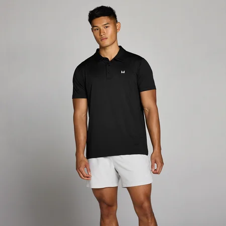 MP Men's Training Polo Shirt - Musta