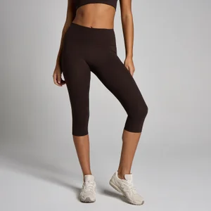 MP Naisten Tempo Capri Leggings - Kaakao - Size S