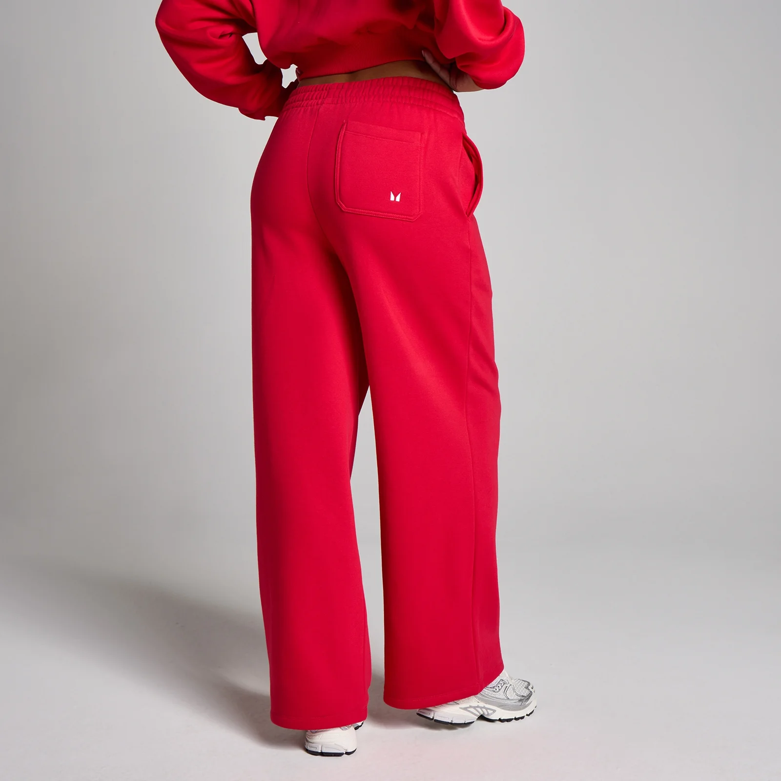 MP Naisten Basic Straight Leg Collegehousut - Chilli - M Image 2