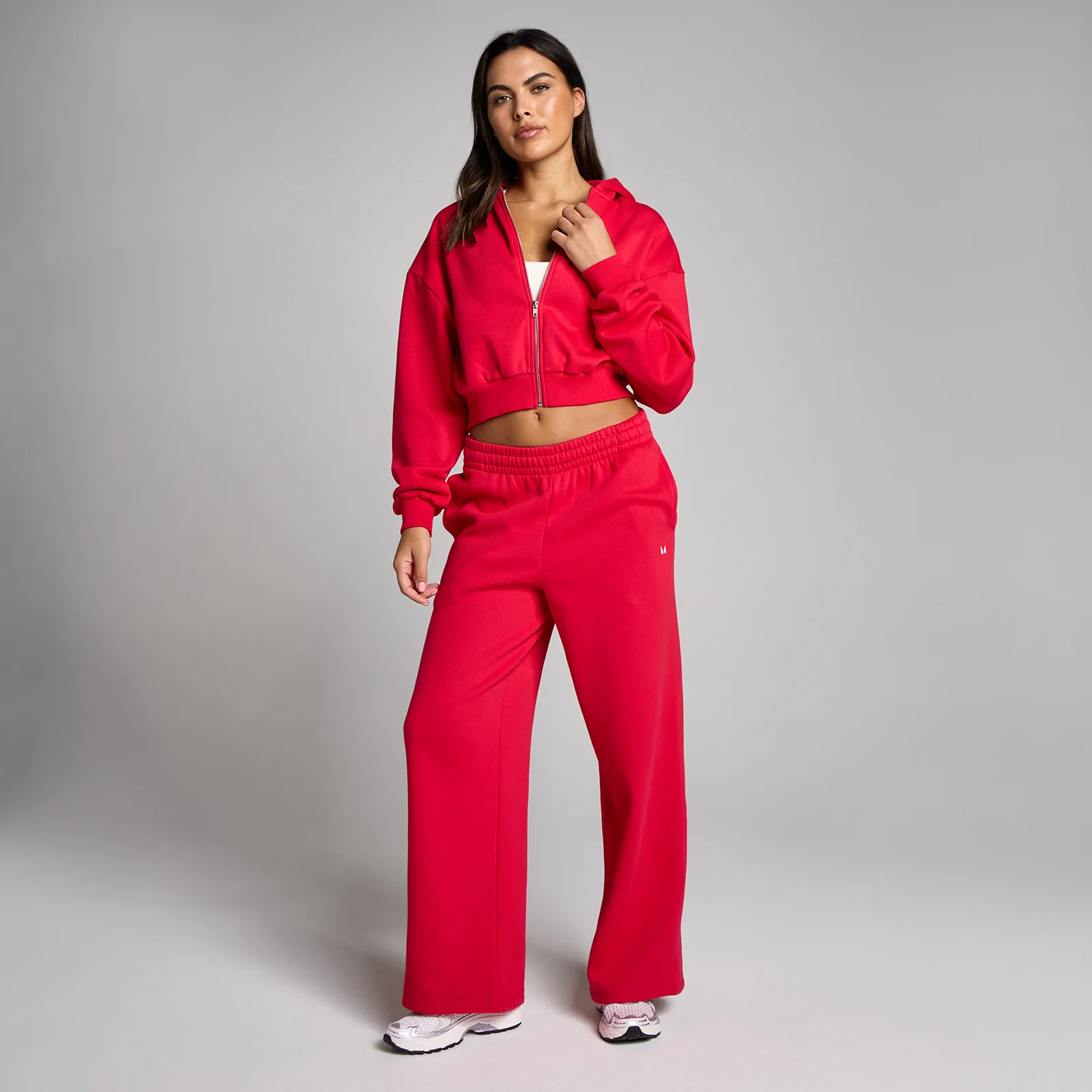 MP Naisten Basic Straight Leg Collegehousut - Chilli - M Image 3