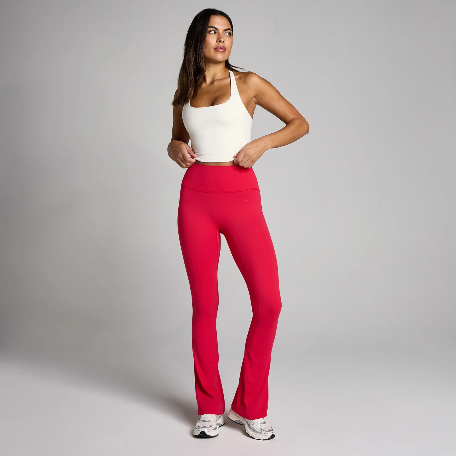 MP Women's Tempo Flared leggingsit - Chili - S Image 3