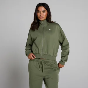 MP naisten Basics vetoketjullinen bomberitakki - Pesty oliivi - Size M