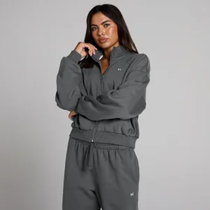 MP naisten Basics vetoketjullinen bomberitakki - Tummanharmaa - Size S