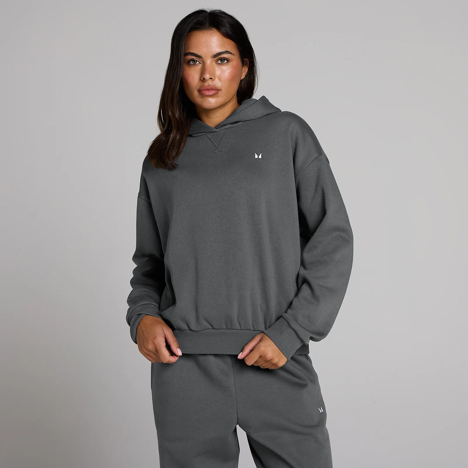 MP naisten Basics oversized huppari - Tummanharmaa - M Image 1