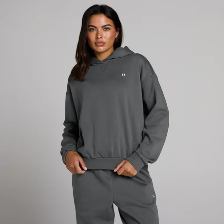 MP naisten Basics oversized huppari - Tummanharmaa