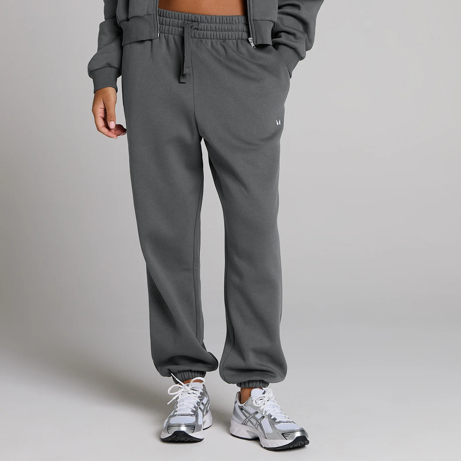MP Women's Basics Oversized Joggers - Tummanharmaa - S Image 1
