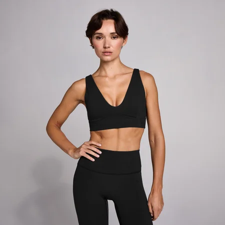MP Women's SculptForm -urheiluliivit V-kauluksella - Musta
