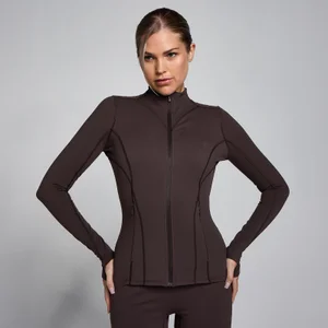 MP Women's SculptForm vetoketjutakki - Kaakao - Size XS