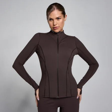 MP Women's SculptForm vetoketjutakki - Kaakao