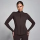 MP Women's SculptForm vetoketjutakki - Kaakao