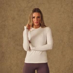 MP Women's X Tatiana -pitkähihainen paita peukaloreillä - Helmi - Size XS