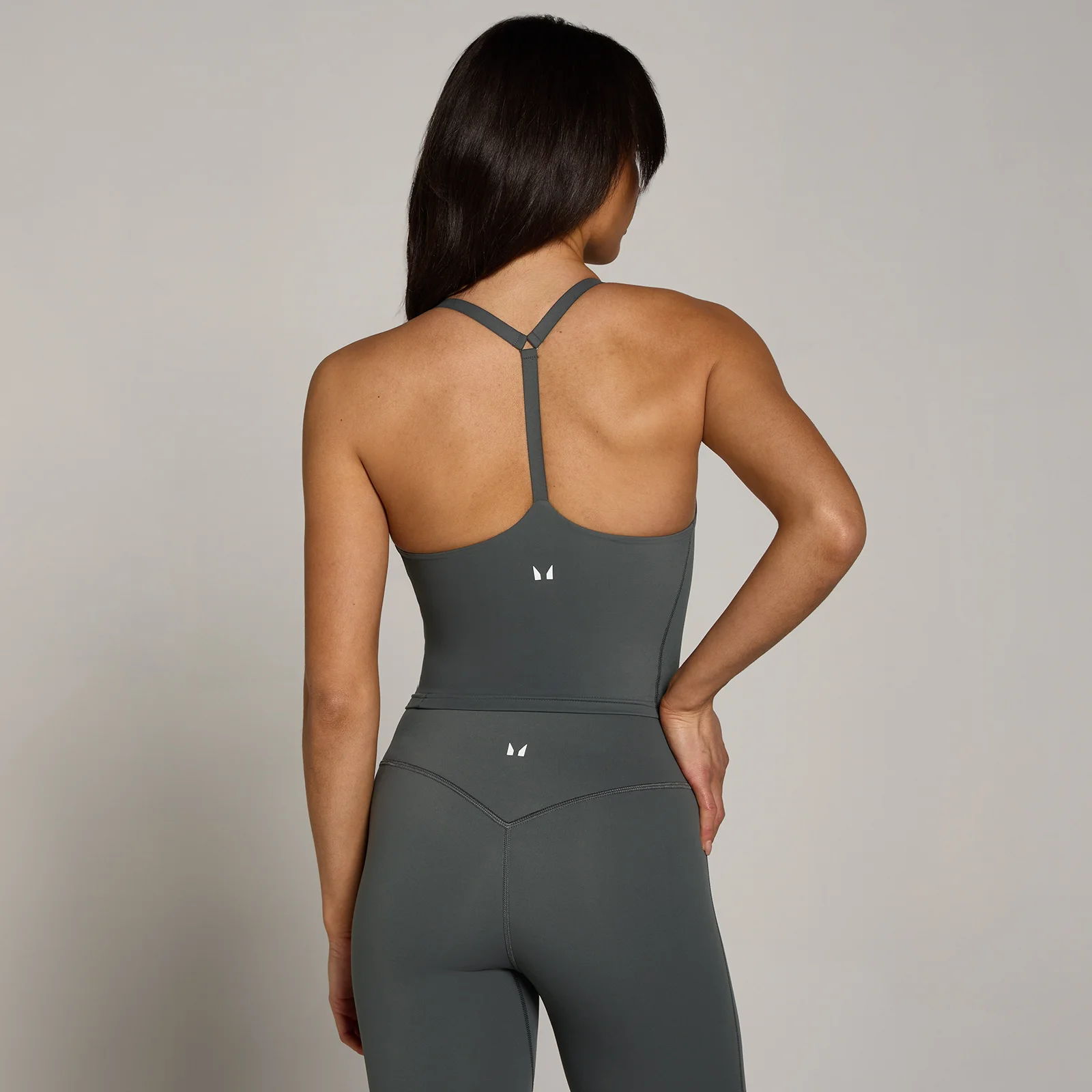 MP Women's Tempo Strappy Racerback Vest - Dark Grey - XL Image 1