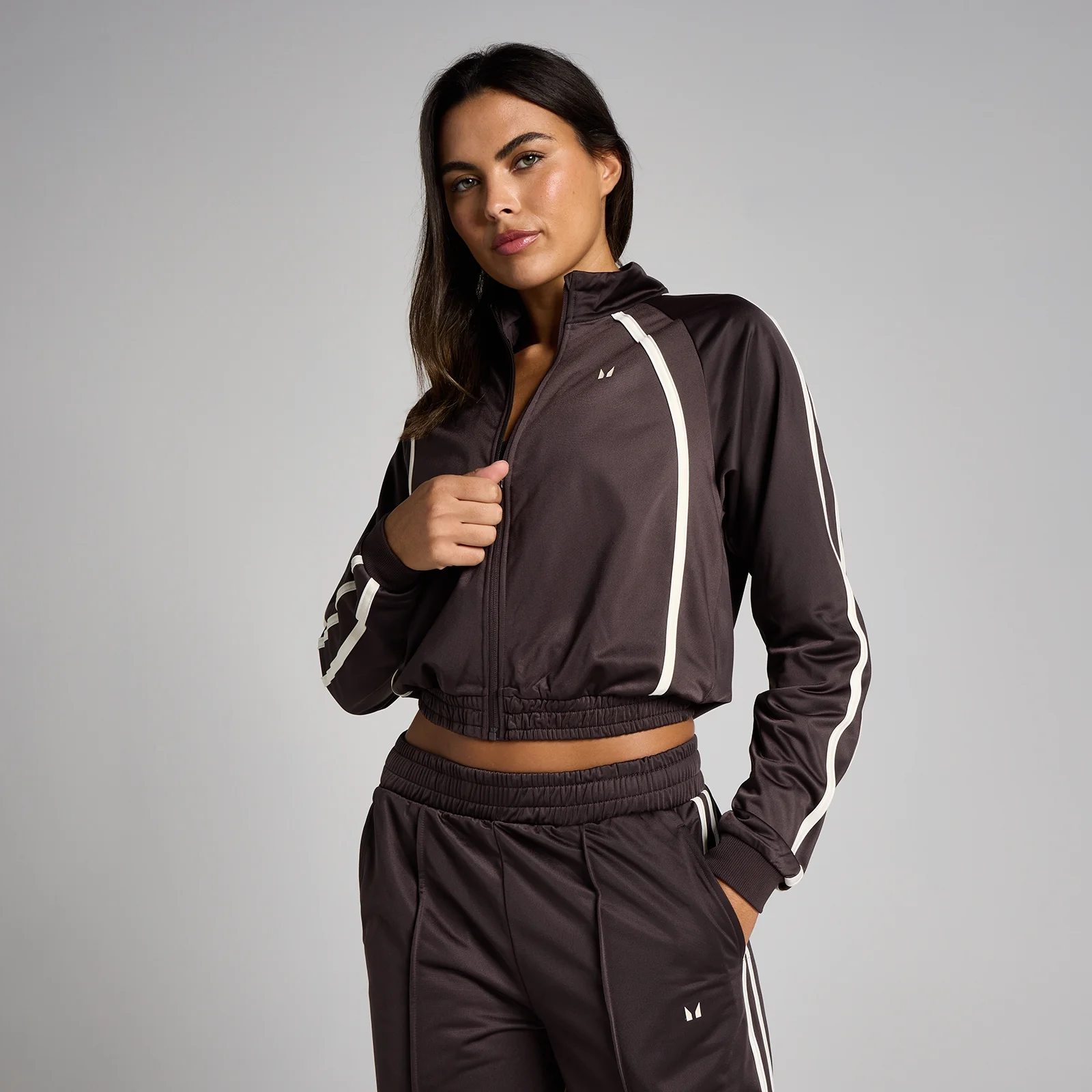 MP Women's Tricot Track -takki - Kaakao/Vanilja - M Image 1