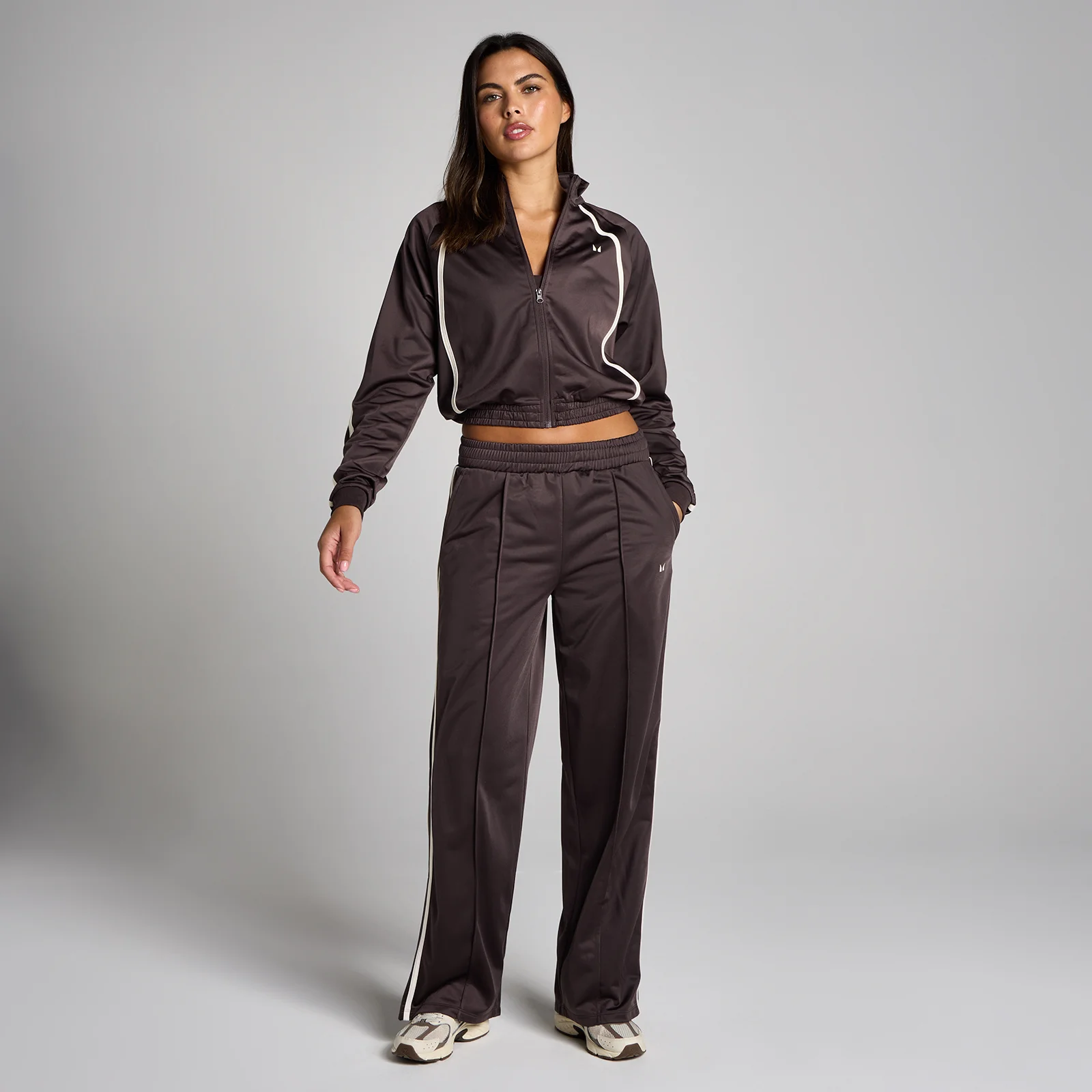 MP Women's Tricot Track -takki - Kaakao/Vanilja - M Image 3
