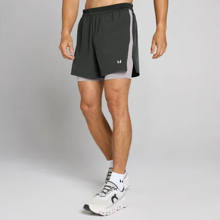 MP miesten Velocity Ultra 5" 2-in-1 shortsit - Pesty musta
