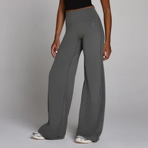 MP naisten Tempo petite leveälahkeiset leggingsit - Tummanharmaa - Size S
