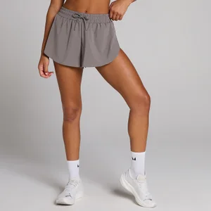 MP naisten kudotut floaty-shortsit - Tumma tryffeli - Size XS