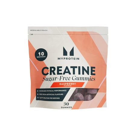 Kreatiini Gummies - 30 Gummies - 10annosta - Raspberry (Sugar-Free)