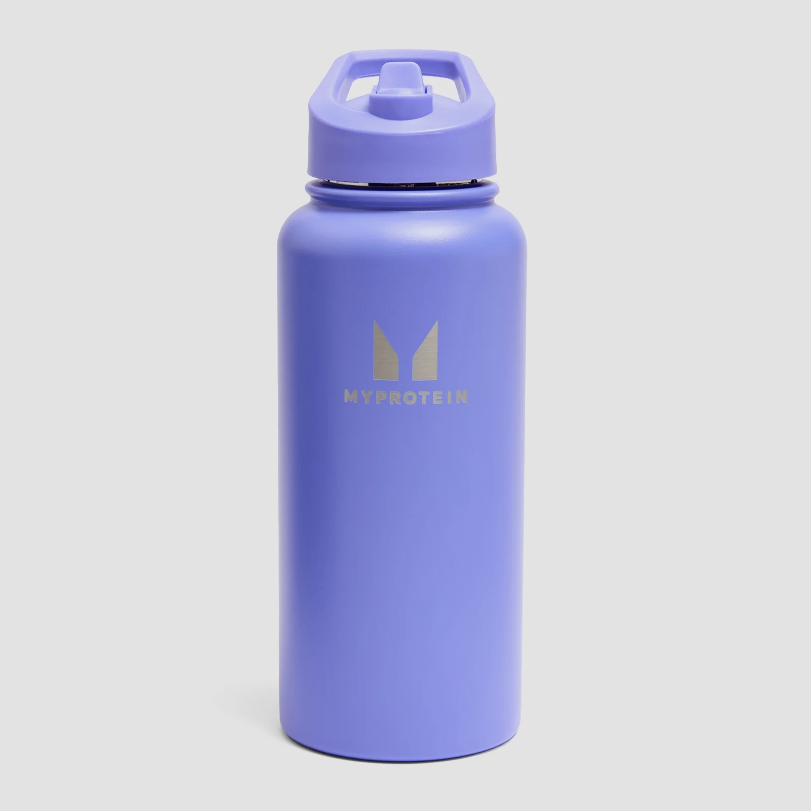 Myprotein Recycled Metal Flip Straw Bottle 1L - Voimakas indigo Image 1