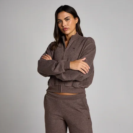 MP Women's Soft Touch Zip Through Bomber Jacket - Kaakaonkirjava