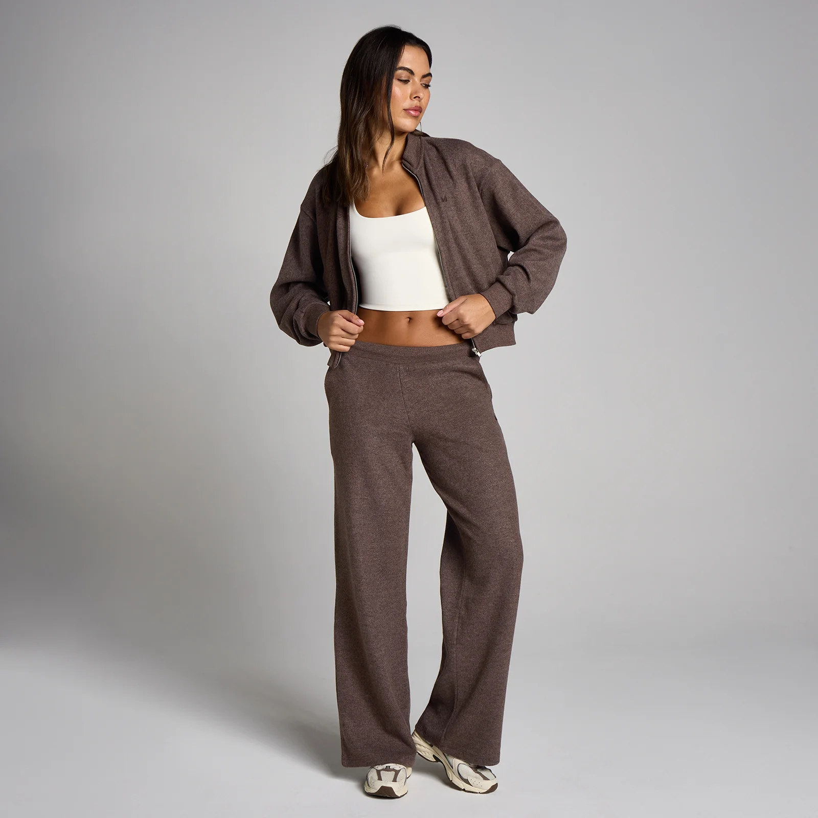 MP Women's Soft Touch Zip Through Bomber Jacket - Kaakaonkirjava - XS Image 3