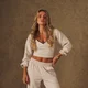 MP Women's X Tatiana Soft Touch Tie Side Long Sleeve Top - Kauranvärinen