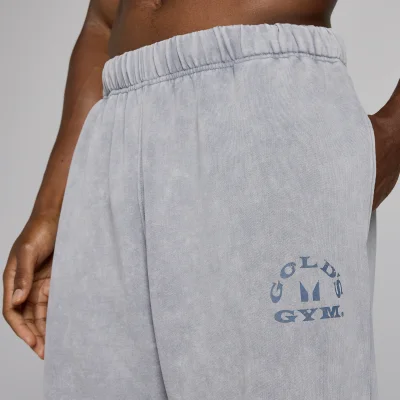 MP X Gold's Miesten Washed Graphic Oversized Collegehousut - Steel Blue - L Image 6