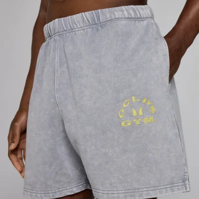 MP X Gold's Miesten Washed Graphic Oversized Sweat Shortsit - Steel Blue - XS Image 6