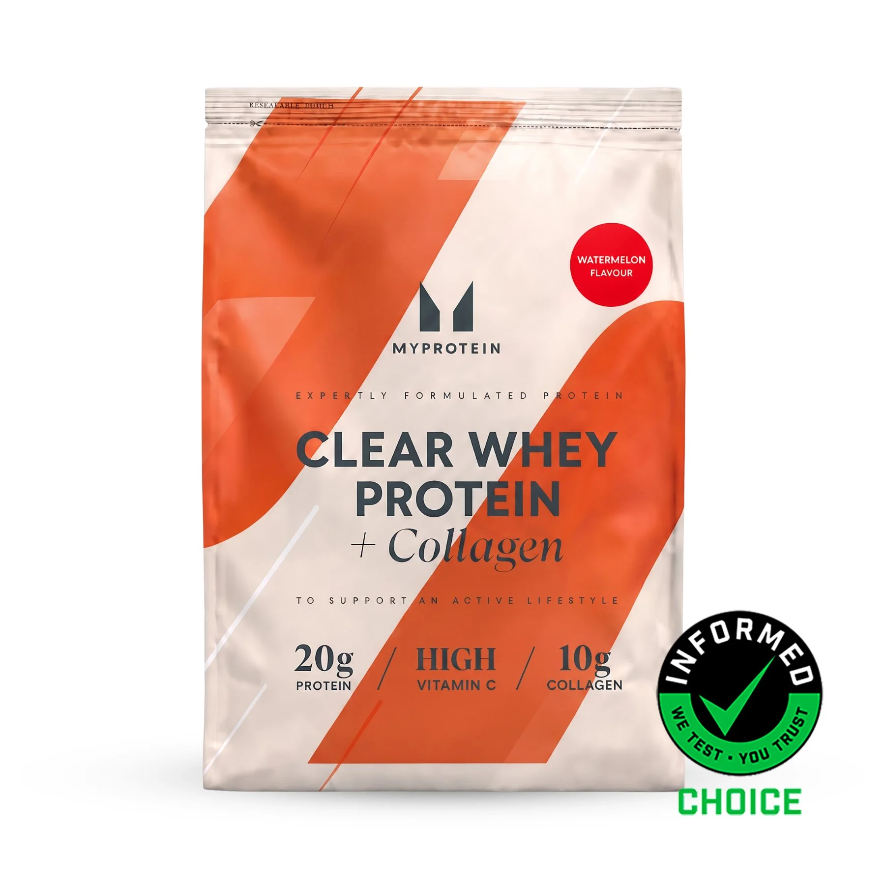 Clear Protein | Whey & Collagen - 960g - 40annosta - Vesimeloni Image 1