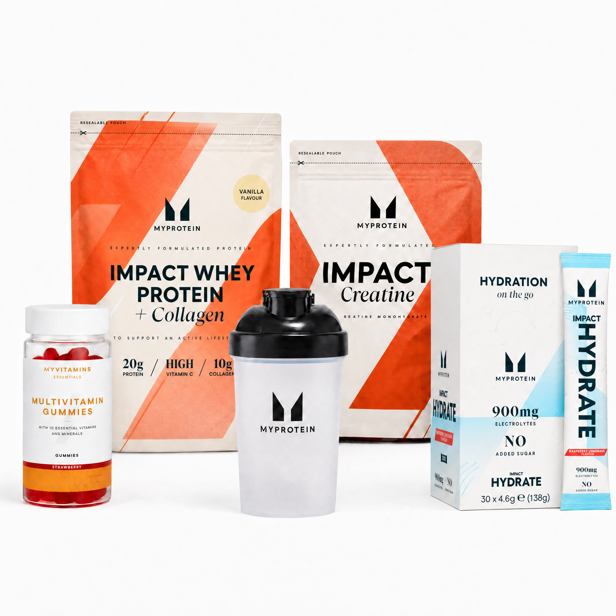Impact Week Protein Bundle - Raspberry Lemonade - 30annosta - Vanilla Image 1